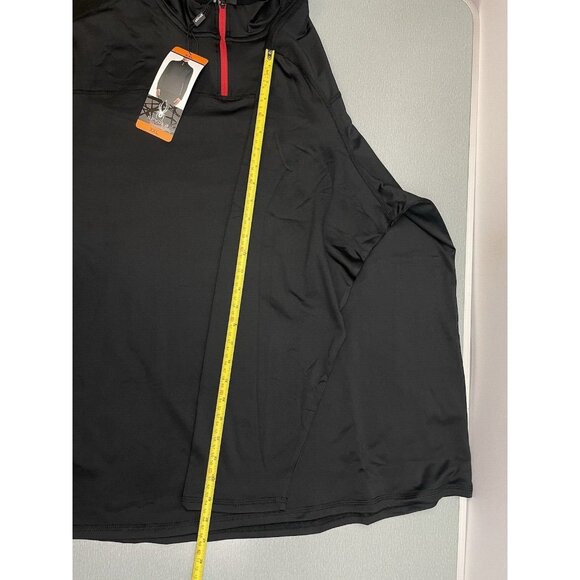 SPIDER Active ProWeb Black 1/4 Zip Stretch Performance Pullover XXL - Picture 11 of 15